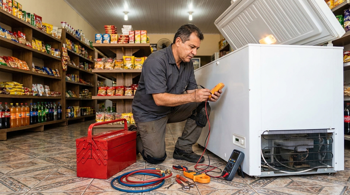 Ajuste de Temperatura do Freezer em Joinville‑SC
